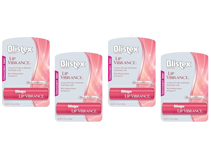 Blistex Lip Vibrance Lip Protectant (Pack of 4)-VivaGrace Women