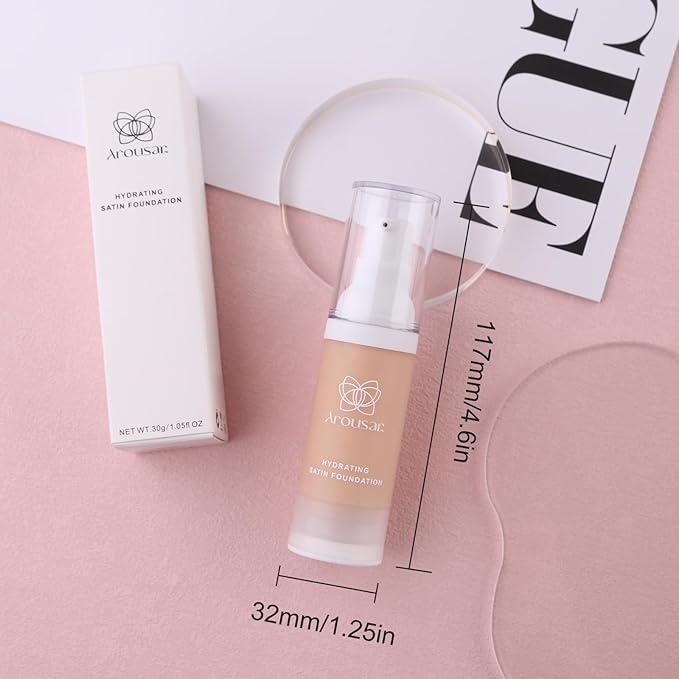 Liquid Foundation Makeup, Improves Uneven Skin Tone, Lightweight and Flawless Coverage for Hours 14# CREAM-VivaGrace Women
