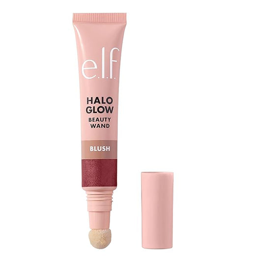 e.l.f. Halo Glow Blush Beauty Wand, Liquid Blush Wand For Radiant, Flushed Cheeks, Infused With Squalane, Vegan & Cruelty-free, Berry Radiant-VivaGrace Women