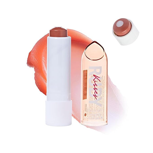 Ruby Kisses Balm Up Tinted Lip Balm, Non-Greasy Hydrating Formula, Nourishing Coconut Core & Vitamin E Infused, Lip Care with Natural Shine, Lightweight Sheer Color (Nude)-VivaGrace Women