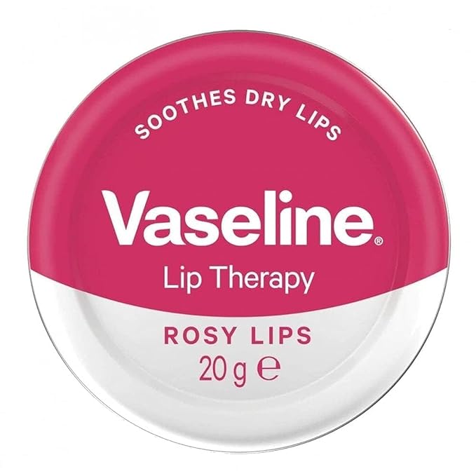 VASELINE Lip Therapy Rosy Lips with Rose & Almond Oil 20g/ 0.70 oz.-VivaGrace Women