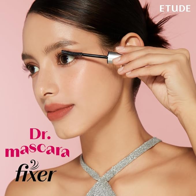 ETUDE Dr. Mascara Fixer #01 Natural | Long-Lasting Smudge-Proof Mascara Fixer with Care Effect | Eyelash Primer | Korean Makeup, Kbeuaty, Perfect for Gift