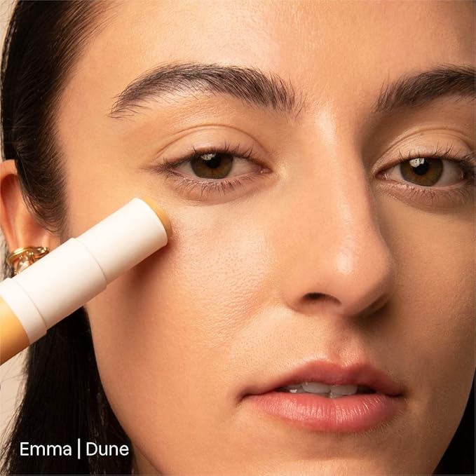ATTITUDE Oceanly Light Coverage Under Eye Concealer Stick, Titanium Dioxide-Free, EWG Verified, Plastic-Free, Vegan & Cruelty-free Makeup, Dune, 0.2 Ounces-VivaGrace Women