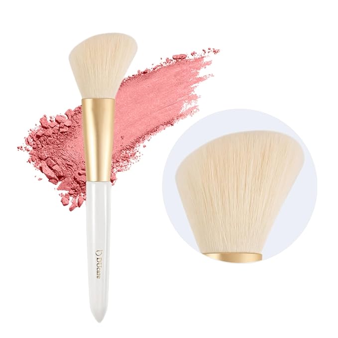 DUcare Angled Blush Brush, Fluffy Blush Brush for Cheeks, Multi-Purpose Face Makeup Brushes for Cream, Liquid Or Powder, Bronzers, Vegan & Cruelty-Free-VivaGrace Women