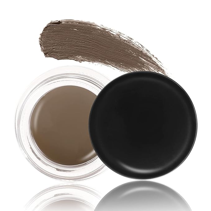 Boobeen Eyebrow Pomade Cream, Waterproof Brow Pomade Gel High Pigmented Long-lasting for Natural Eyebrow Makeup, Suitable for Everyone