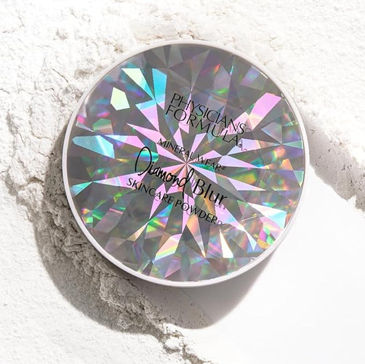 Physicians Formula Mineral Wear®Diamond Blur Skincare Cushion Powder, Blurring & Pore Diffusing Long Lasting Matte Finish Face Powder, Talc-Free- Translucent-VivaGrace Women