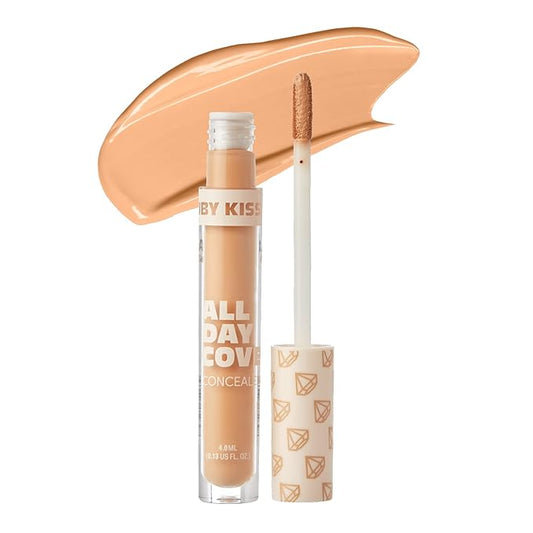 Ruby Kisses All Day Concealer Lightweight Full Coverage Multi-Use Concealer 0.13 Fl Oz (Golden)-VivaGrace Women