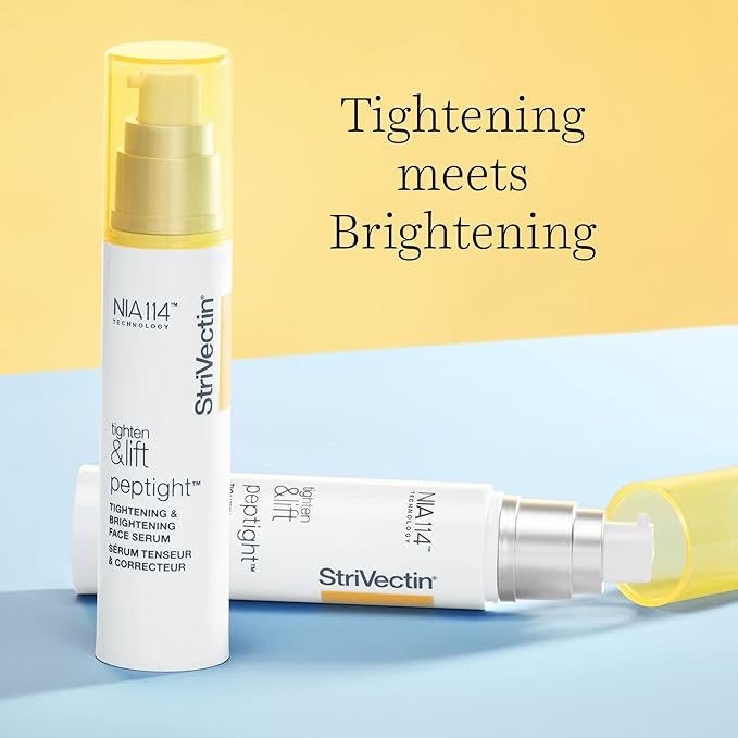 StriVectin Tighten & Lift Peptight Tightening & Brightening Face Serum with Peptides for Even Skin Tone, 1.7 Fl Oz-VivaGrace Women