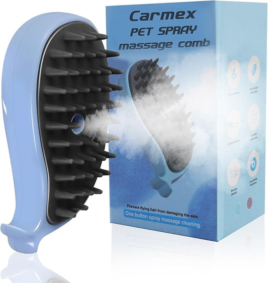 Cat Steam Brush for Shedding, Cat Grooming Brush With Steam, Rechargeable Steam Pet Brush for Dog And Cat, Steamy Cat Brush 3 In1, Self Cleaning Steam Brush for Massage,Clean and Removing Loose Hair-VivaGrace Women
