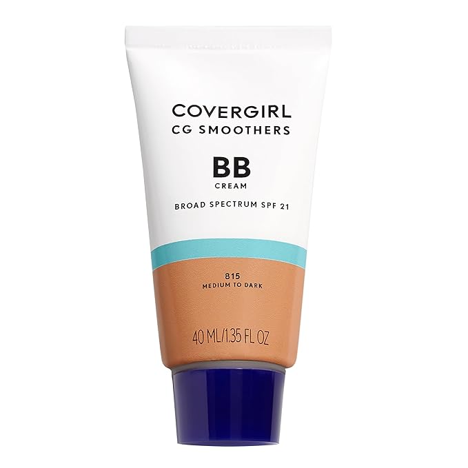 COVERGIRL SmoothersLightweight BB Cream Medium to Dark 815, 1.35 Ounce (packaging may vary)-VivaGrace Women