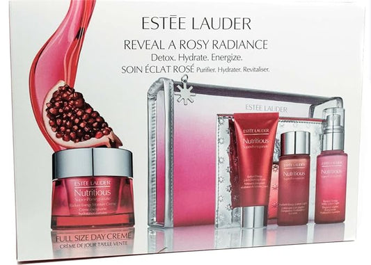 Estee Lauder Nutritious Super Pomegranate Reveal A Rosy Radiance Set-VivaGrace Women
