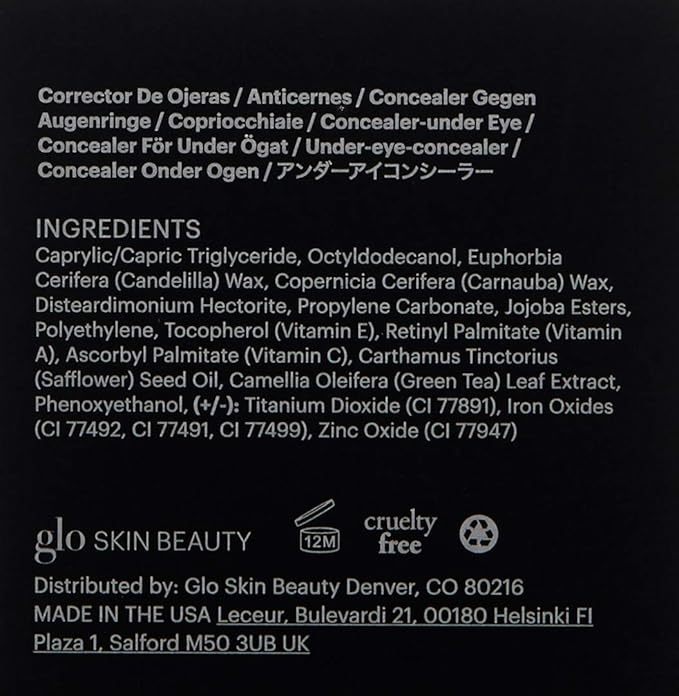 Glo Skin Beauty Under Eye Concealer Duo | Custom Blend Corrects & Conceals Dark Circles & Redness | Talc-Free Formula for All Skin Types Sand 0.11 Ounce (Pack of 1)-VivaGrace Women