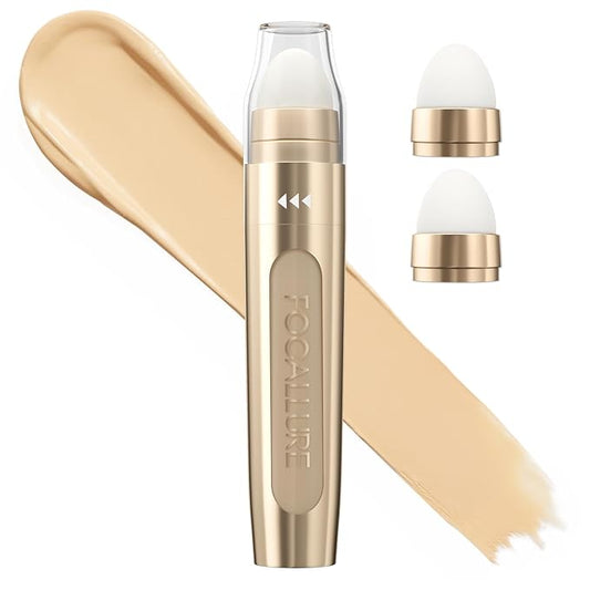 FOCALLURE FIX CORRECTOR Concealer Stick, Full Coverage Concealer Makeup, Color Corrector for Dark Circles, Including Replaceable Applicator, YL03 TART-VivaGrace Women