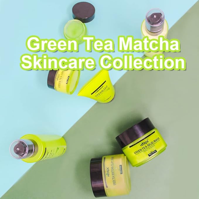 Green Tea Matcha Lip Sleeping Mask Overnight with Applicator, Dry Lips Treatment with Coconut Oil, Vitamin E, Fig Extract, Orchid, and Shea Butter, Moisturizer for Dry, Chapped, Cracked Lips-VivaGrace Women