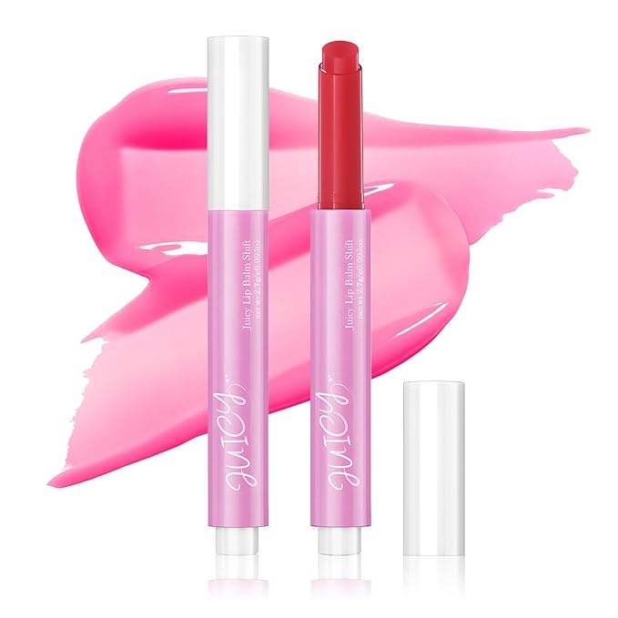 DAGEDA Tinted Lip Balm, Moisturizing Magic Color Changing Lipstick, Soothing Hydrating Lip Balm Tinted, Glossy Lip Plump Gloss Butter Balm, Lightweight, Non-Greasy, 02-VivaGrace Women