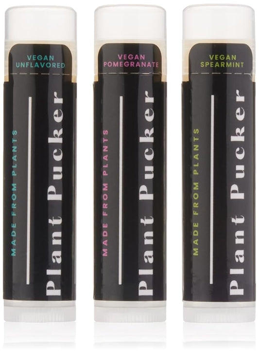 Vegan Lip Balm (3-Pack) (Variety Pack)-VivaGrace Women