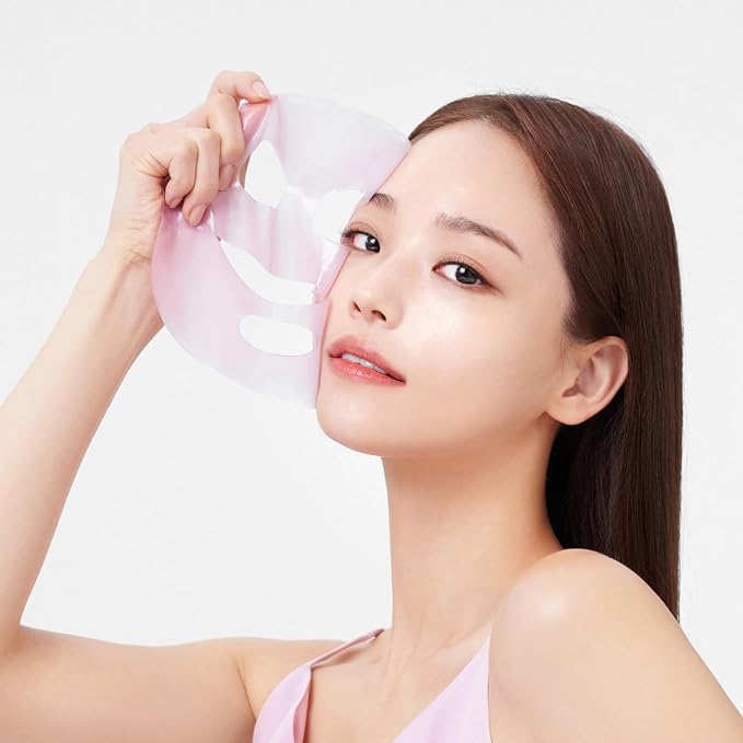 Cell Fusion C Glass Skin Collagen Mask, 1.23 oz. x 5 Sheets, Overnight Hydrogel Mask with Triple Collagen & Niacinamide, Hydrating and Plumping, Korean Skincare-VivaGrace Women