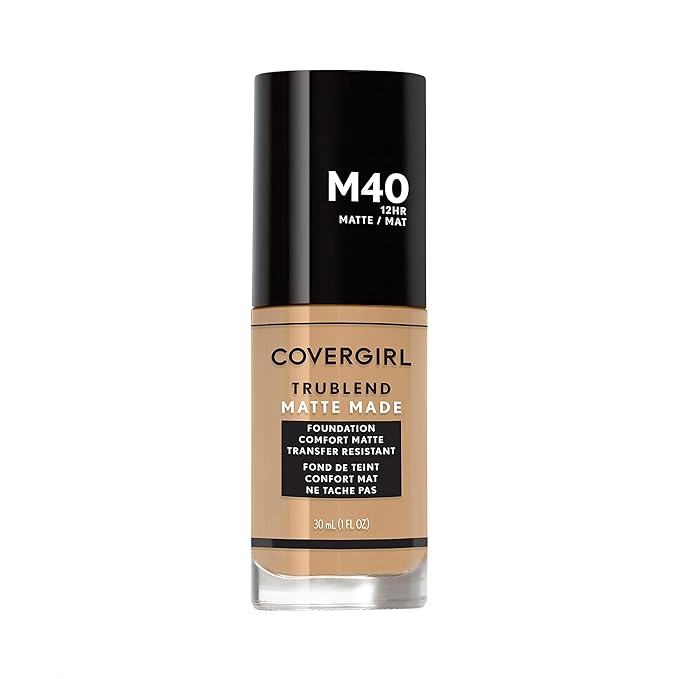 Covergirl Trublend Matte Made Liquid Foundation, T10 Golden Amber, 1 Fl Oz (Pack of 1)-VivaGrace Women