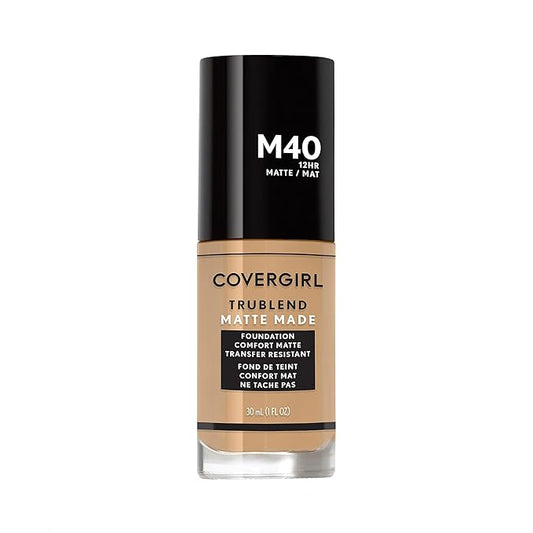 Covergirl Trublend Matte Made Liquid Foundation, T10 Golden Amber, 1 Fl Oz (Pack of 1)-VivaGrace Women