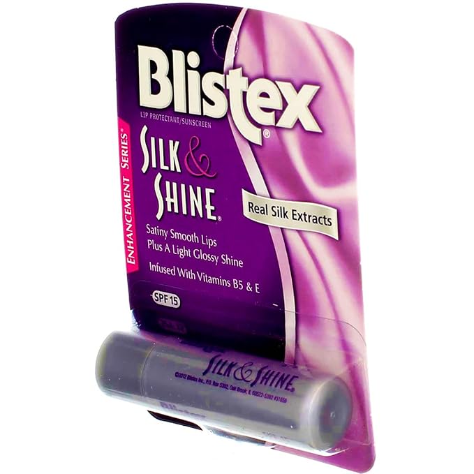 Blistex Silk & Shine Lip Moisturizer 0.13 oz Pack of 6 (NO SPF)-VivaGrace Women