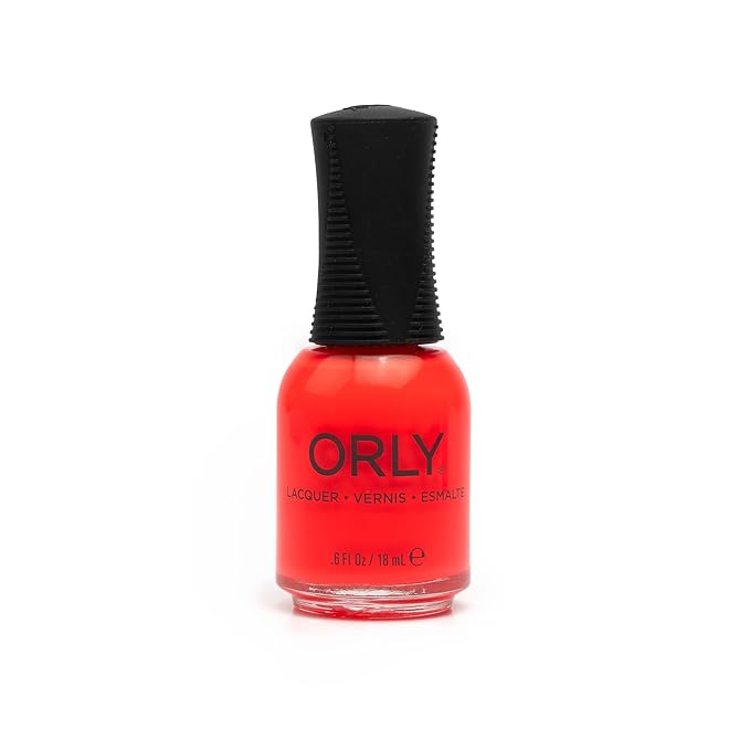 Orly Neon Nail Polish Colors for Summer | Bright Shades and a Confetti Topper for Summer Neon Nails | 0.6fl oz (Hits Different, 0.6 fl oz)
