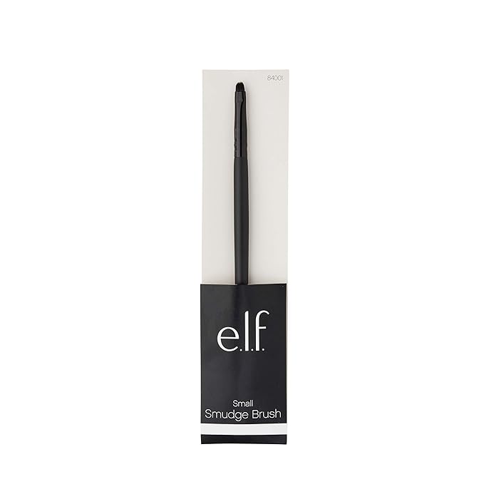 e.l.f. Small Smudge Brush for Precision Eyeshadow and Eyeliner, Synthetic (Pack of 2)-VivaGrace Women