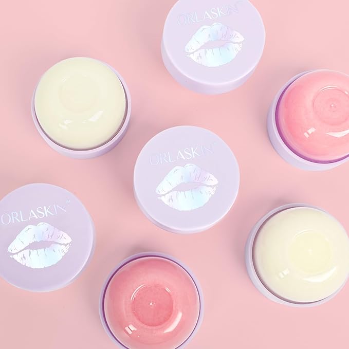 Lip Mask & Lip Scrubber Exfoliator Lip Sleeping Mask Overnight for Dark Lips to Lighten Moisturizer Lip Butter Balm for Dry Chapped Cracked Peel Lips Skin Care（Mint Flavor）-VivaGrace Women