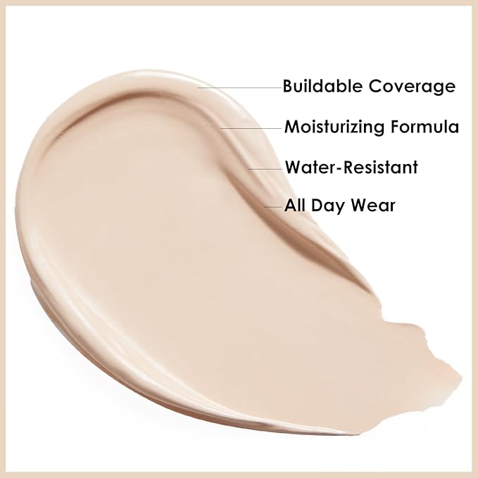 FOCALLURE FIX CORRECTOR Concealer Stick, Full Coverage Concealer Makeup, Color Corrector for Dark Circles, Including Replaceable Applicator, YL01 CREME-VivaGrace Women