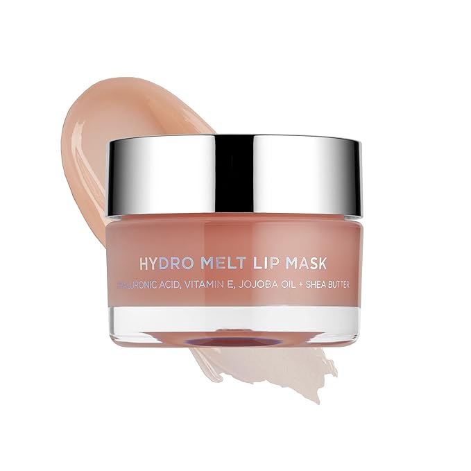 Sigma Beauty Hydro Melt Lip Mask - Hush - Lip Sleep Mask or Day Mask - Plumps, Hydrates and Adds Shine - Leave On Lip Mask with Hyaluronic Acid, Vitamin E, Jojoba oil, and Shea Butter-VivaGrace Women
