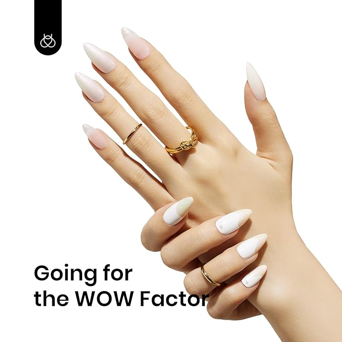 Beetles Pearl Gel Polish, 15Ml Pearl White Gel Polish Shimmer Mermaid Pearlescent Shell Nail Nail Polish Soak Off Nail Art Manicure Salon DIY Gel Nail Design Uv Led