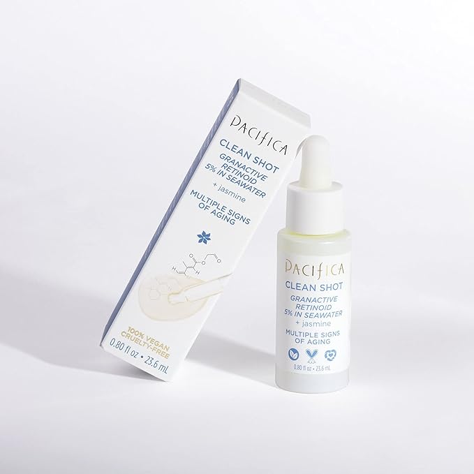 Pacifica Clean Shot Granactive Retinoid 5 Percent In Seawater Unisex, 0.8 Oz-VivaGrace Women