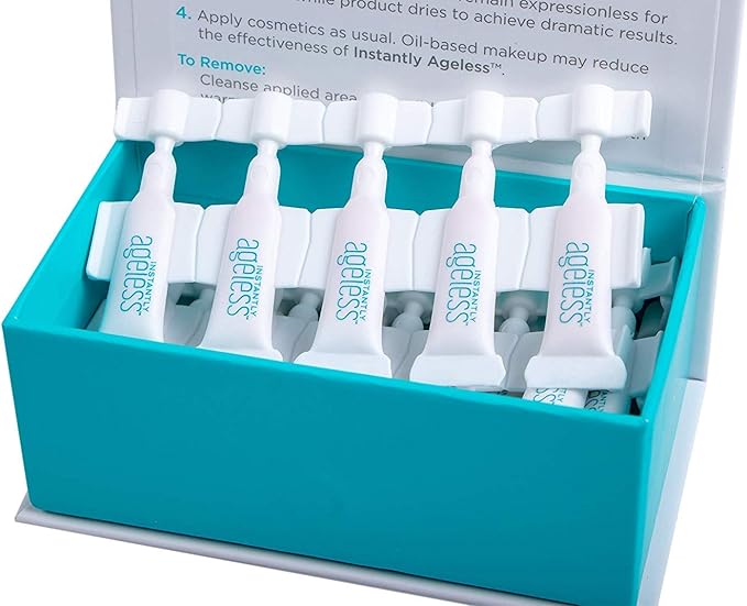 Instantly Ageless Facelift in A Box - Instant Eye Bag Remover Puffiness -1 Box of 25 Vials - Instant Under Eye Bags Remover - Wrinkle Tightener - Instant Wrinkle Remover for Face Instant Lift-VivaGrace Women