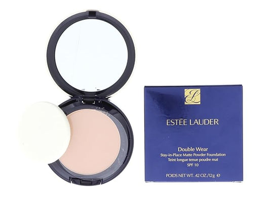Estée Lauder Double Wear Stay-in-Place Matte Refillable Powder Foundation 3C2 Pebble-VivaGrace Women