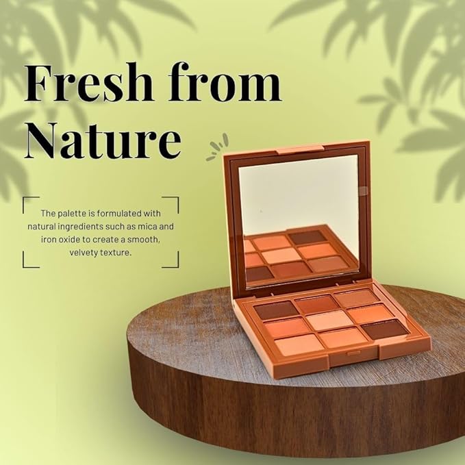 HUDA BEAUTY Matte Obsessions Eyeshadow Palette Warm Matte Obsessions-VivaGrace Women