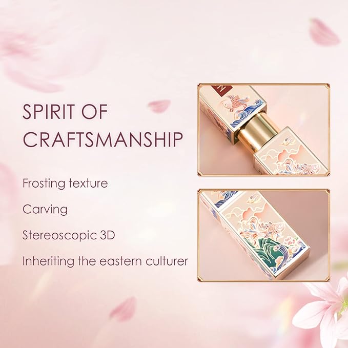 CATKIN Lip Balm Color Tinted Changing Lipstick Ultra Hydrating Lip Moistrurizer Chapstick with Vitamin E Nourishing For Cracked & Dry Lips 0.12 oz C06 CAMELLIA-VivaGrace Women