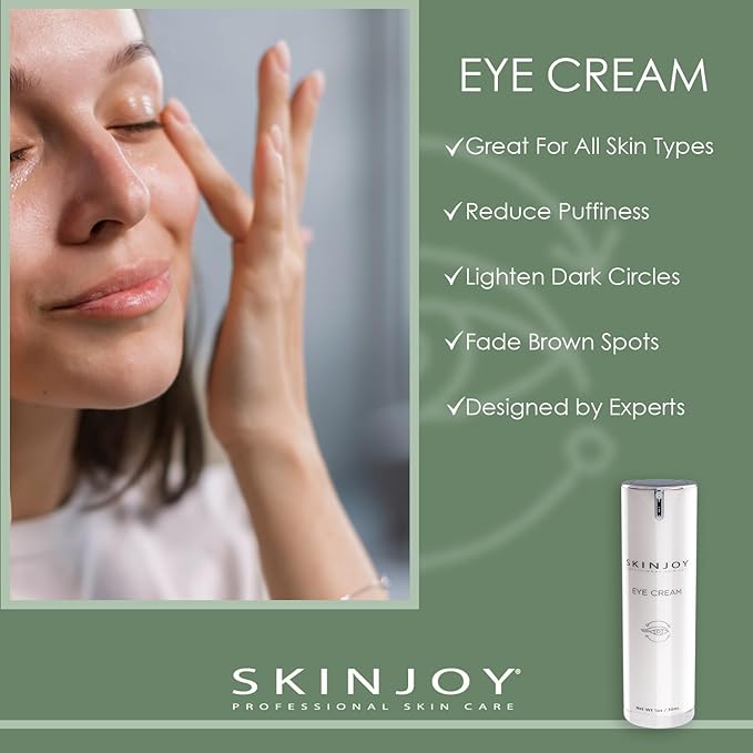 Eye Cream with Caffeine, Peptide, Vitamin B5, Skin Care Eye Cream for Dark Circles and Puffiness, Dark Circles Under Eye Treatment - 30 ml-VivaGrace Women