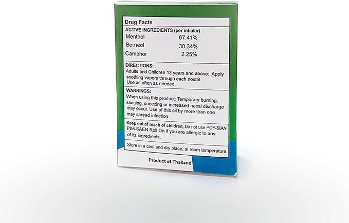 POY-SIAN Thai Pim-Saen Balm Oil 5ml Roll-On (Pack of 3)-VivaGrace Women