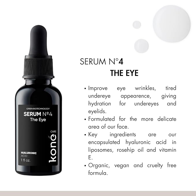 koné care | serum Nº 4 the eye with hyaluronic acid, rosehip oil and vitamin E 1 fl oz-VivaGrace Women
