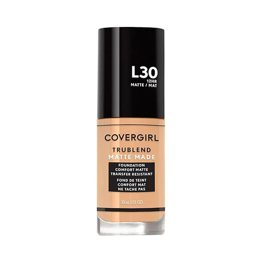 Covergirl Trublend Matte Made Liquid Foundation, L30 Golden Ivory, 1.014 Fl Oz-VivaGrace Women