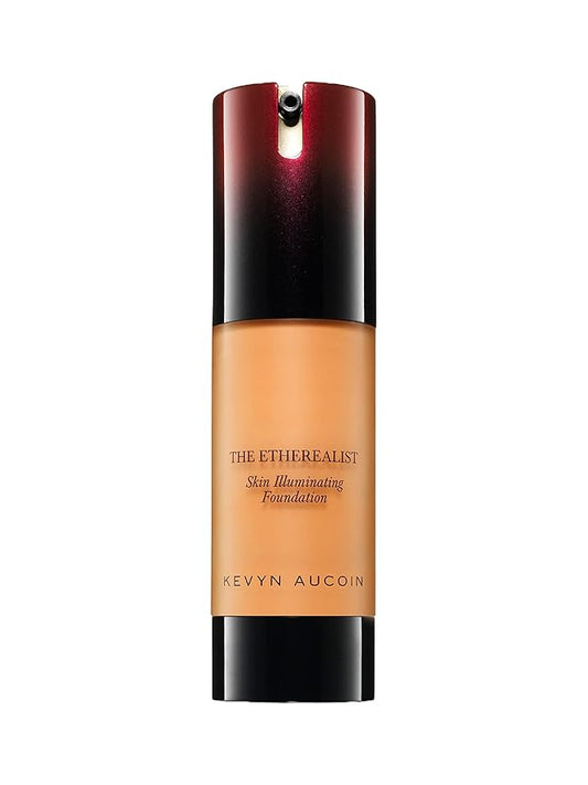 Kevyn Aucoin The Etherealist Skin Illuminating Foundation, EF 12 (Deep) shade: Comfortable, shine-free, smooth, moisturize. Medium to full coverage. Makeup artist go to. Even, bright & natural look.-VivaGrace Women