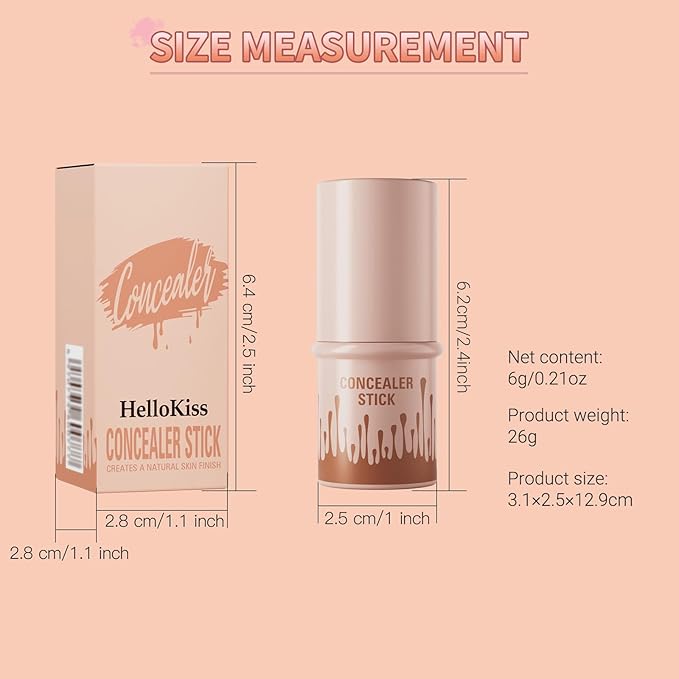 3Pcs Cream Contour Stick, with Highlighter Stick Milk Bronzer Stick Blush Stick, Face Contour Stick Highlighter Makeup with Makeup Brush and Sponge, Easy to Sculpt the Face, Long Lasting-VivaGrace Women