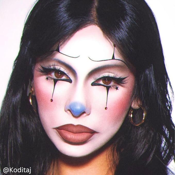 Mehron Makeup Color Cups | Stage, Foundation, Face Paint, Body Paint, Halloween | Face Paint Makeup | Greasepaint .5 oz (14 g) (Clown White)-VivaGrace Women