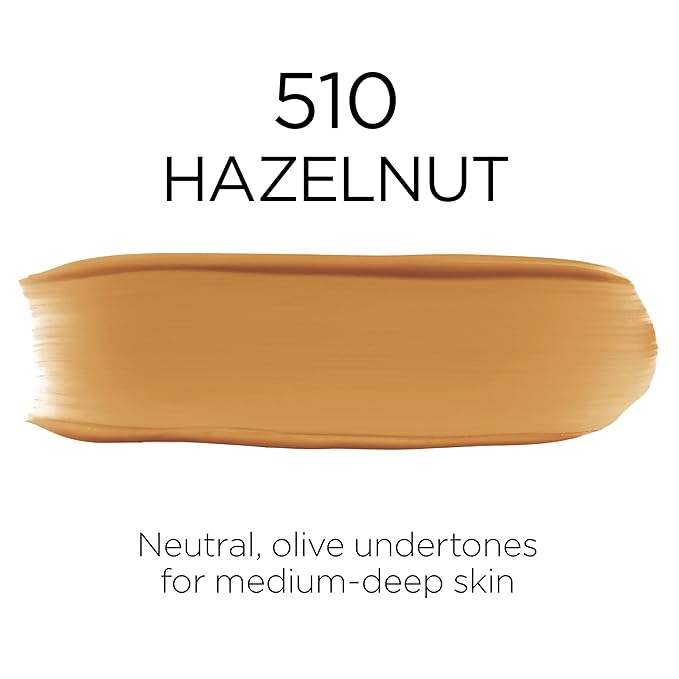 L'Oreal Paris Makeup Infallible Up to 32 Hour Fresh Wear Lightweight Foundation, 510 Hazelnut, 1 Fl Oz, Packaging May Vary-VivaGrace Women
