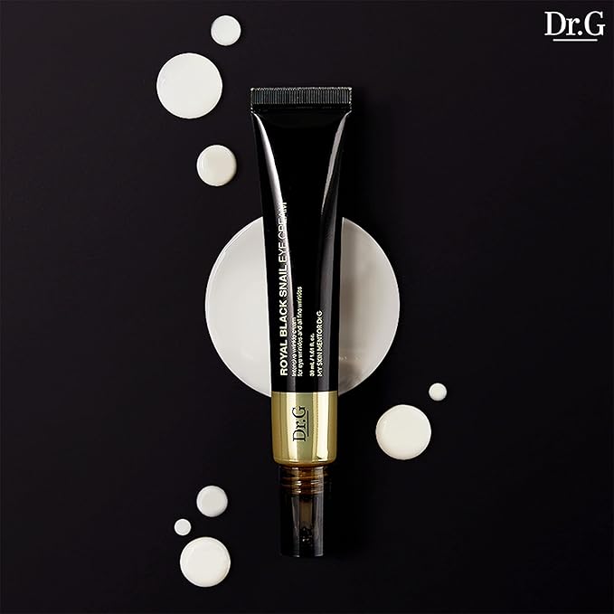 Dr.G Royal Black Snail Eye Cream - Intensive Wrinkle Care Cream for Eye Wrinkles and All Fine Wrinkles - 1.01 Fl Oz-VivaGrace Women