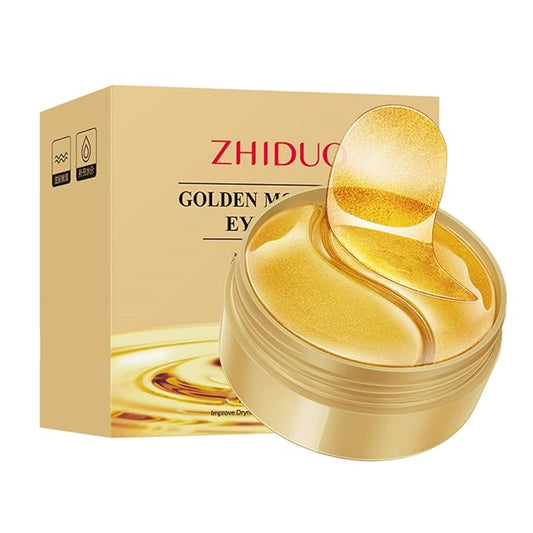 Under Eye Patches - 24K Gold Eye Mask,Moisturizing Serum for Firming, Brightening, and Relieving Eye Fatigue - Under Eye Patches for Dark Circles and Puffiness (gold)-VivaGrace Women