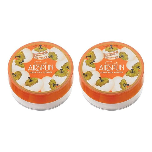 Airspun Coty Loose Face Powder, Translucent, Pack of 2-VivaGrace Women