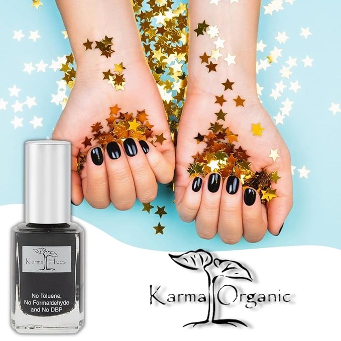 Karma Naturals Nail Polish – Non-Toxic, Vegan & Cruelty-Free (Vinyl, 0.43 fl oz)