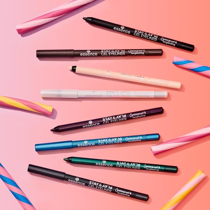 essence | Stay & Play Gel Eyeliners 03 Silky Nude & 08 Stardust Love Bundle | Vegan & Cruelty Free