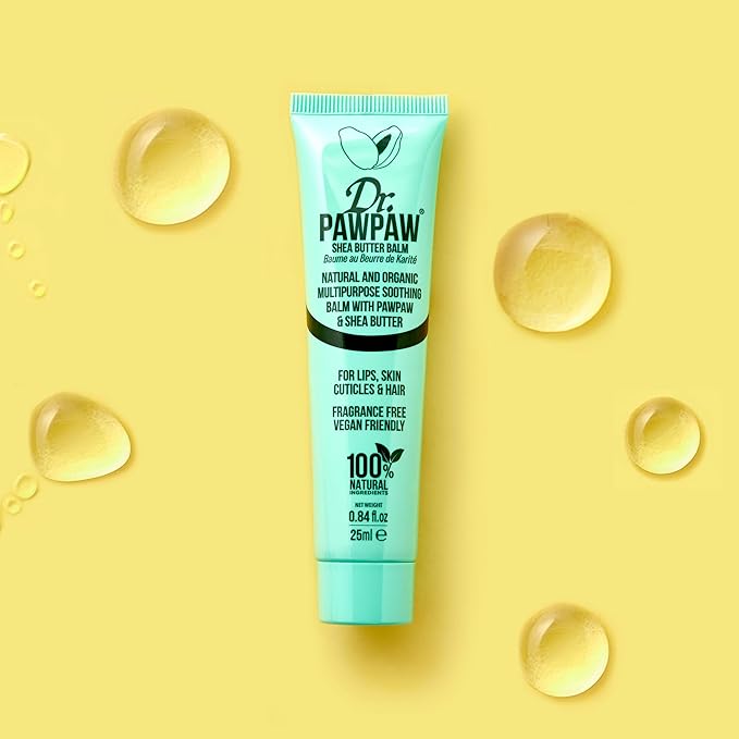 Shea Butter Balm, Multi-Purpose Natural No Fragrance, for Hydrating Lips, Skin, Hair, Cuticles, Nails & Beauty Finishing (25 ml)-VivaGrace Women