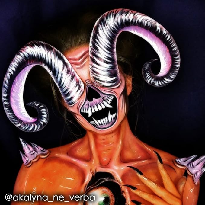 Mehron Makeup Paradise Makeup AQ Pro Size | Stage & Screen Performance, Face & Body Painting, Beauty, Cosplay, and Halloween | Water Activated Face Paint, Body Paint 1.4 oz (40 g) - Foxy-VivaGrace Women